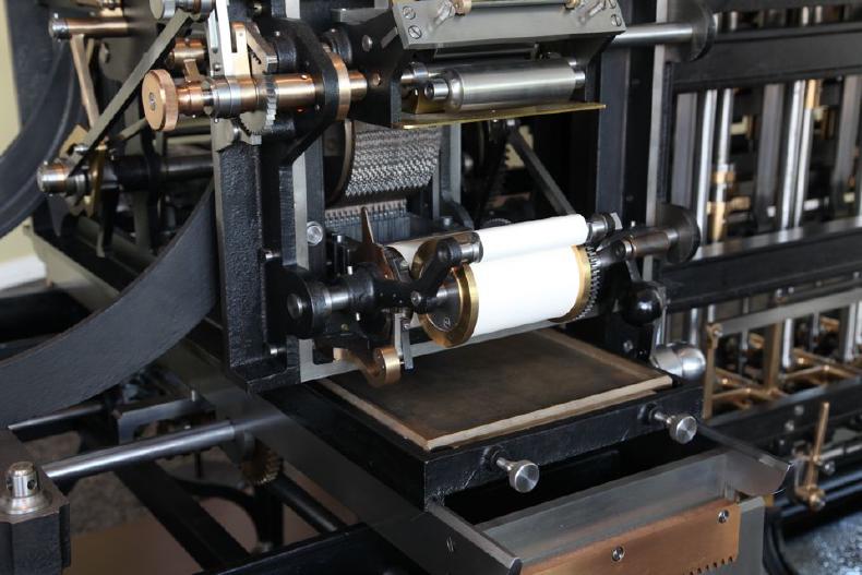 Difference engine printer