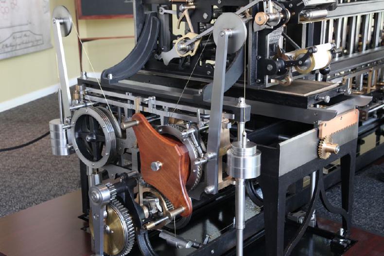 Difference engine printer