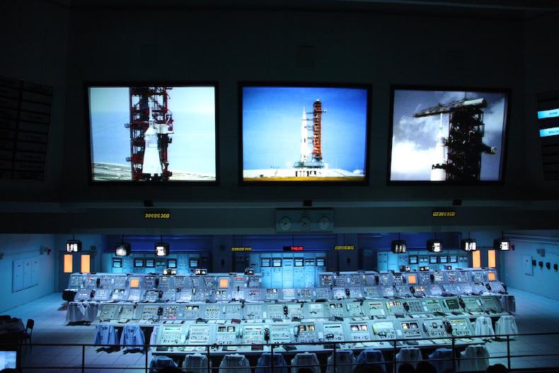 Apollo launch control room